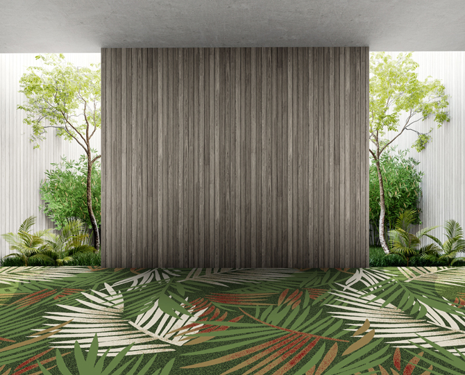 Mint Loop Modern Residential Carpet