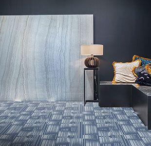 Blue Loop Contemporary Commercial Carpet