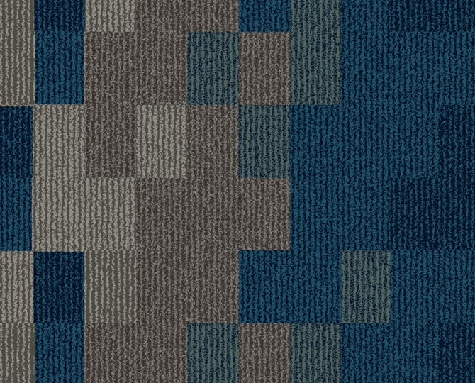 Blue Loop Modern Hotel Carpet