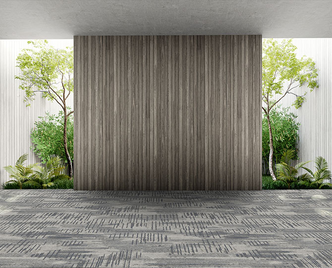 Grey Loop Contemporary Commercial Carpet