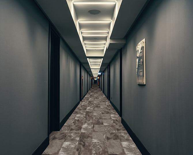 Dark Grey Loop Modern Commercial Carpet