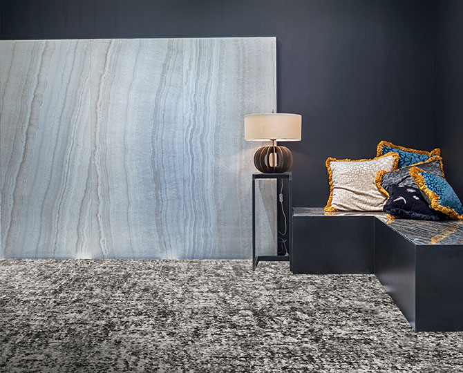 Contemporary shop commercial carpet