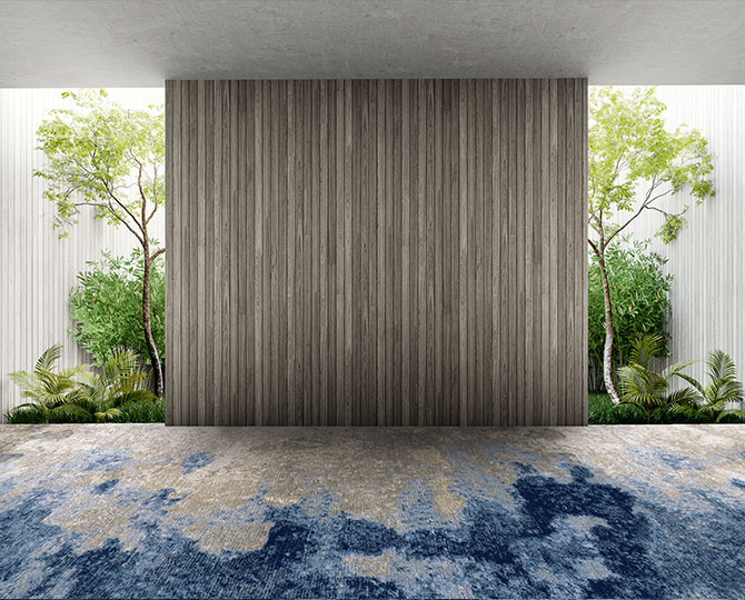 Blue Loop Luxury Commercial Carpet