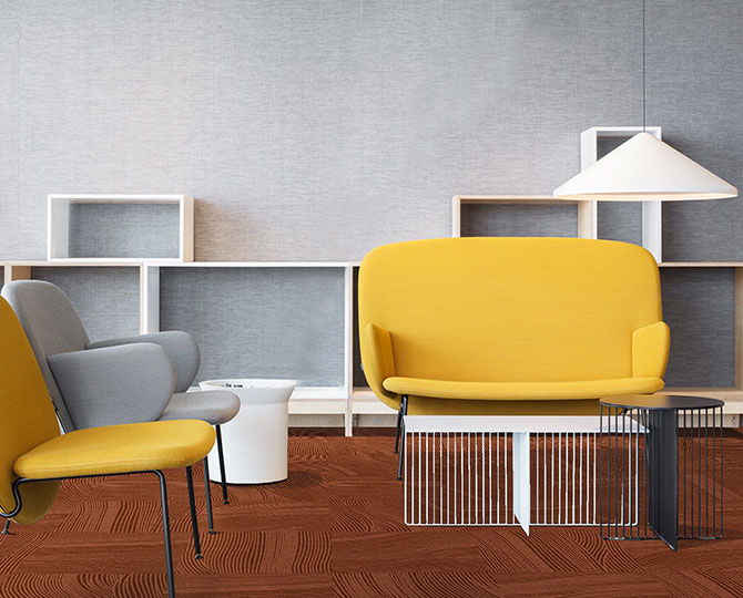 MINERA ANDES Red Loop Modern Office Carpet Tiles