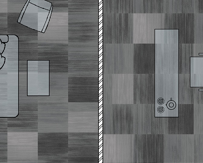 ABSTRACT LINES GREY Loop Modern Commercial Carpet Tiles