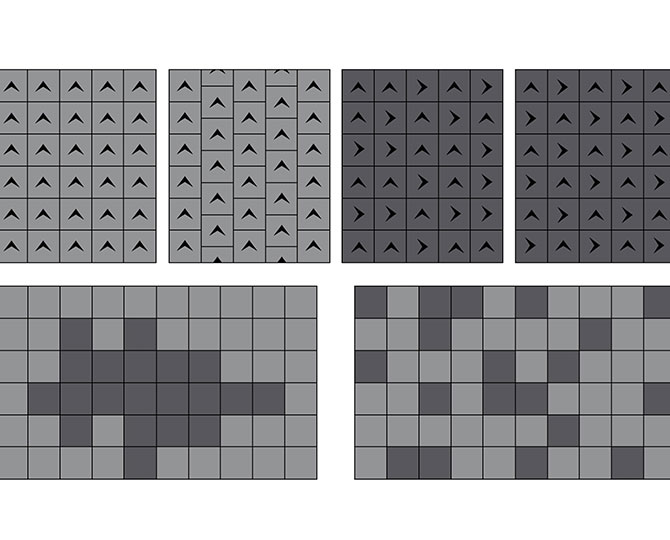 Scatter Cube Multi-Color Loop Modern Commercial Carpet Tiles
