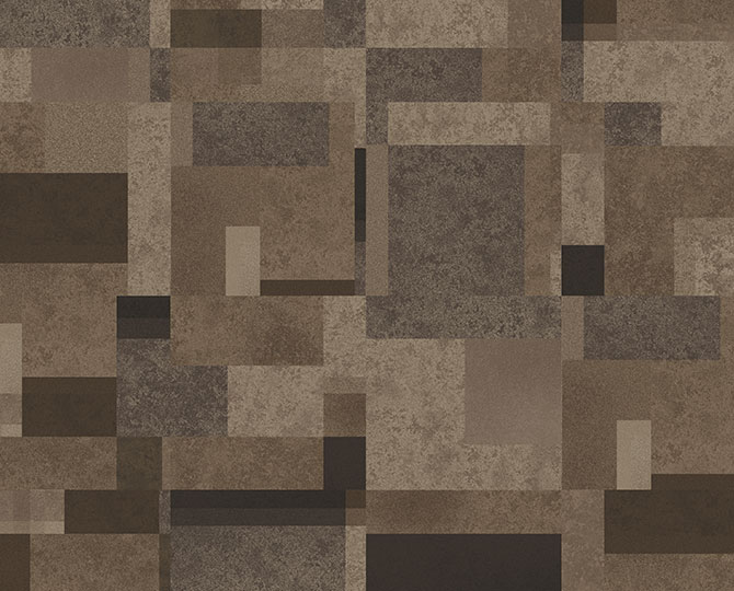 Mondrain Brown Loop Modern Office Carpet Tiles