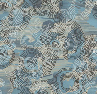 Blue Loop Patterned Office Carpet