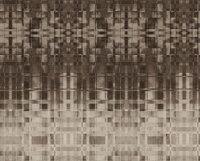 Grey Cut Striped Hotel Carpet
