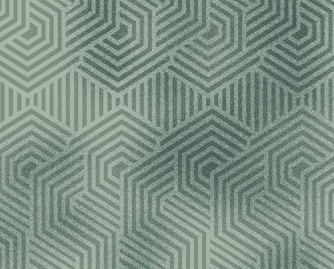 Green Cut Contemporary Hotel Carpet 160X253