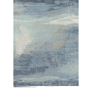 Blue Abstract Rug