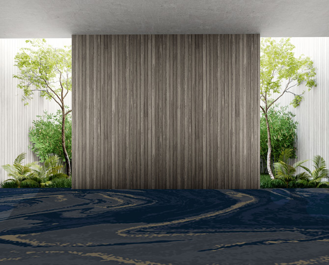 Blue Loop Modern Residential Carpet
