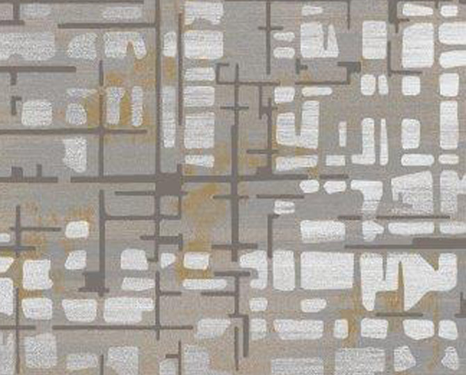 Grey Loop Modern Corridor Carpet