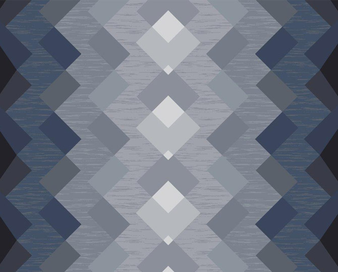 Blue Cut Abstract Commercial Carpet