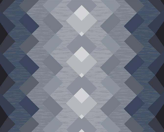 Blue Cut Abstract Commercial Carpet