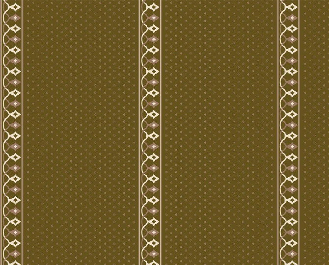 Green Cut Traditional Prayer Room Carpet